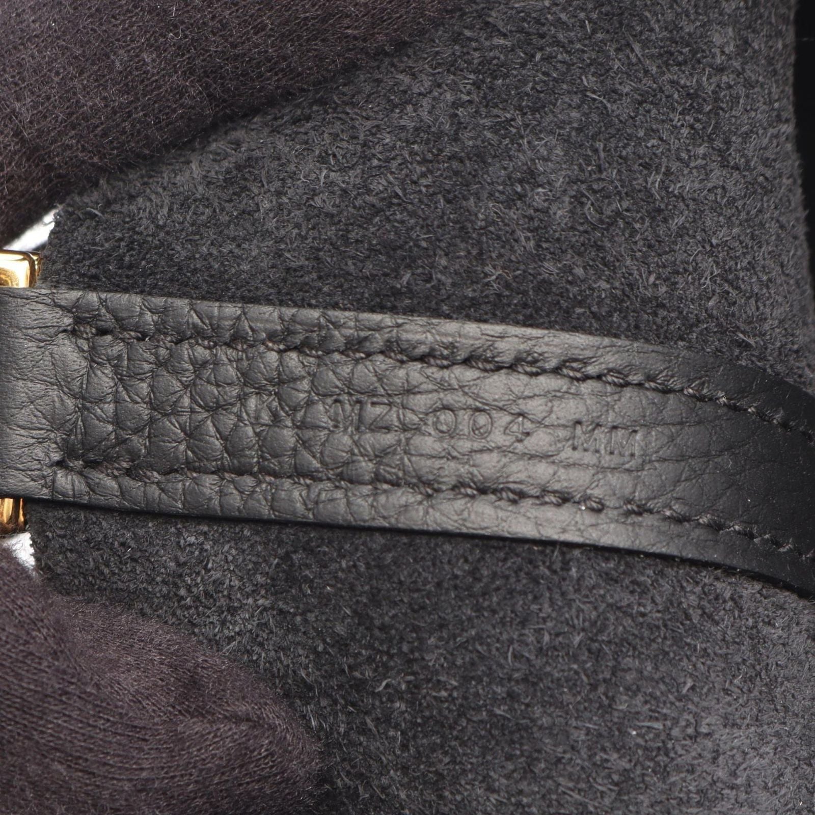 Hermes Picotin Lock PM Black Leather Handbag — view 5