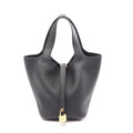 Hermes Picotin Lock PM Black Leather Handbag