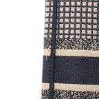 Dior Handbag Book Tote Vertical la Mort Navy Beige Canvas Mini — view 7