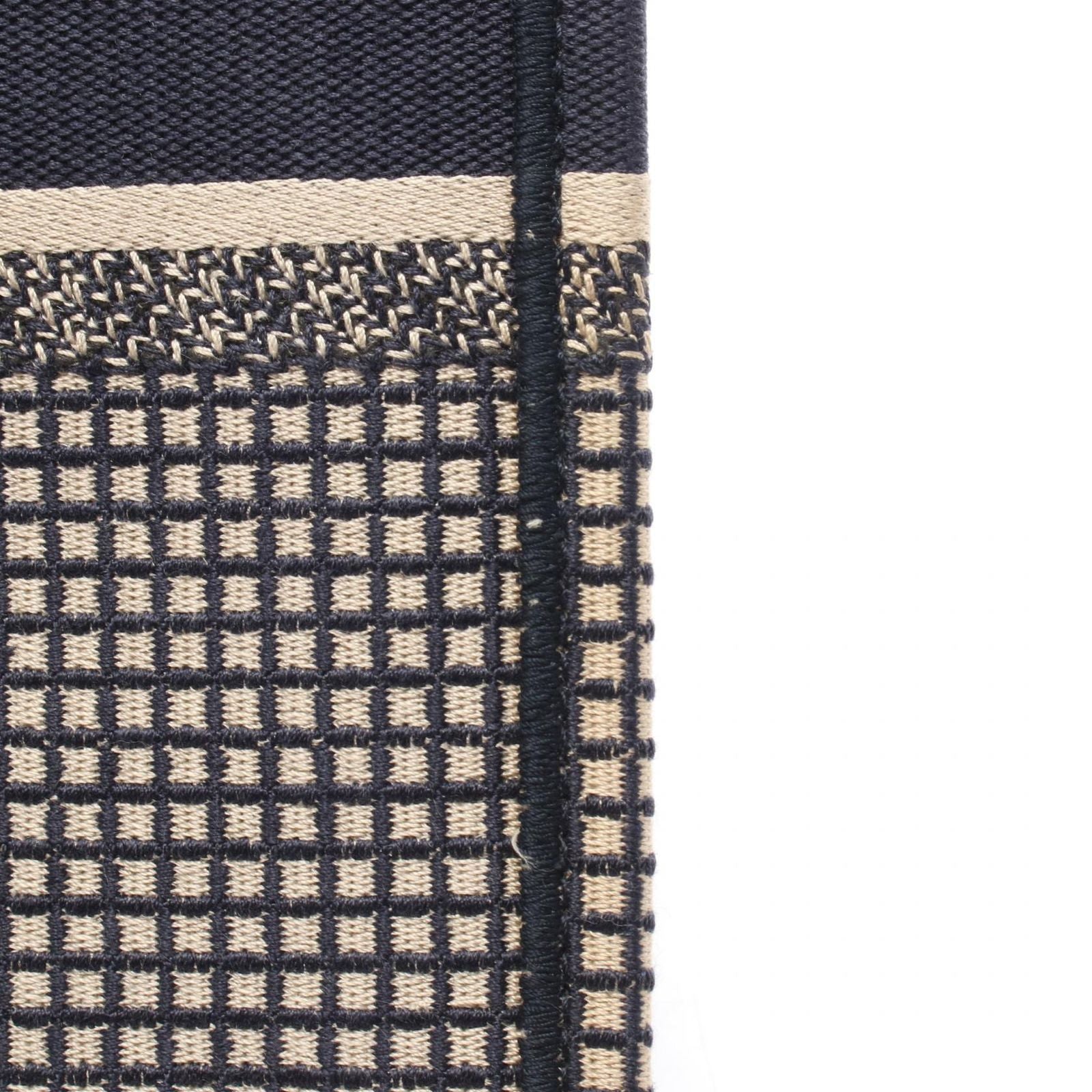Dior Handbag Book Tote Vertical la Mort Navy Beige Canvas Mini — view 8