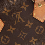 Louis Vuitton Speedy 25 Monogram Canvas Leather Handbag — view 8