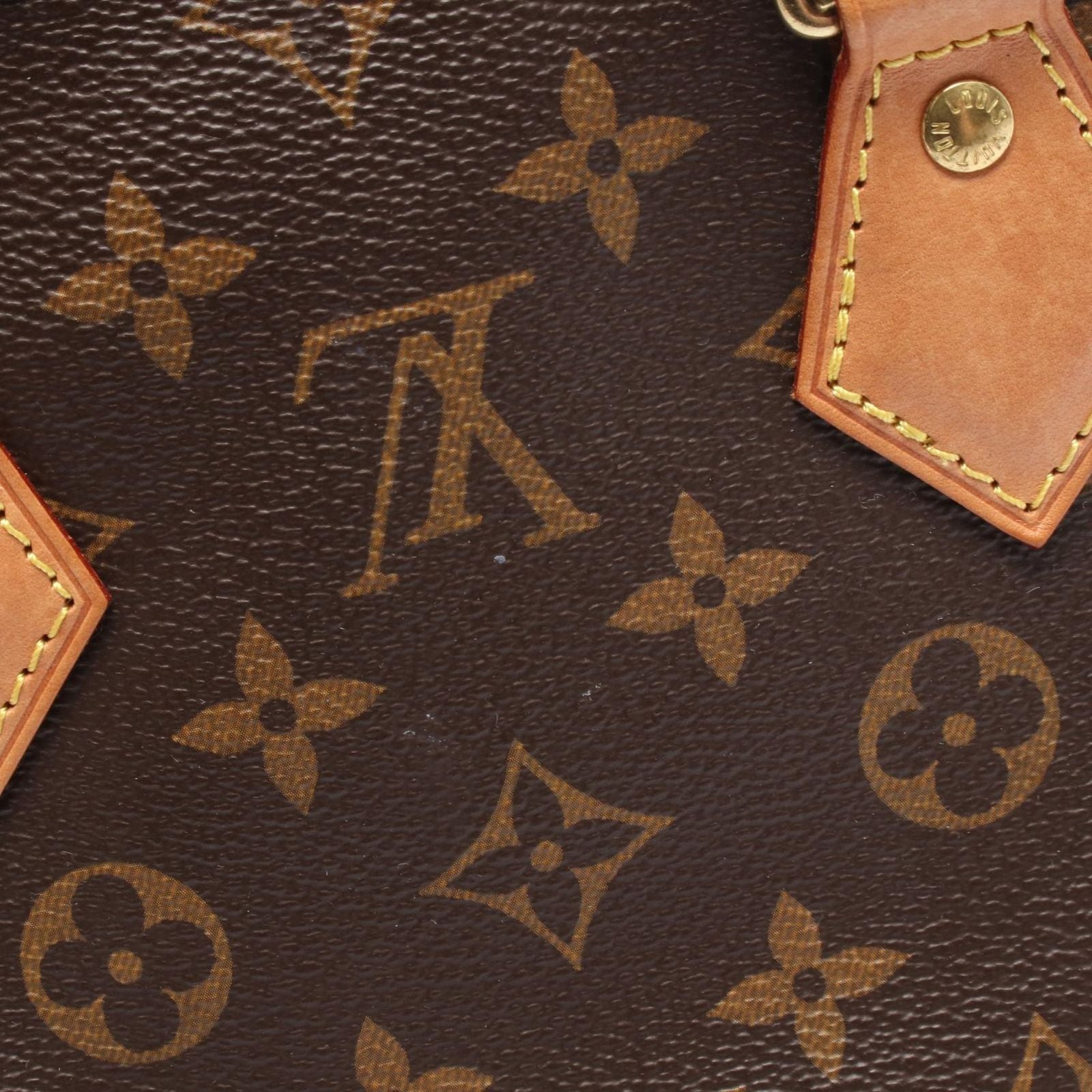 Louis Vuitton Speedy 25 Monogram Canvas Leather Handbag — view 8