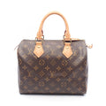 Louis Vuitton Speedy 25 Monogram Canvas Leather Handbag
