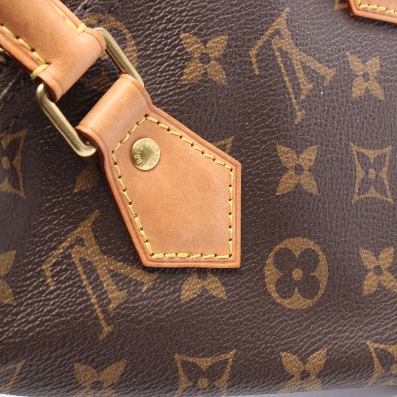 Louis Vuitton Speedy 25 Monogram Canvas Leather Handbag — view 7