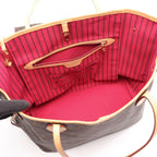 Louis Vuitton Tote Bag Neverfull MM Pivoine Canvas Leather — view 3