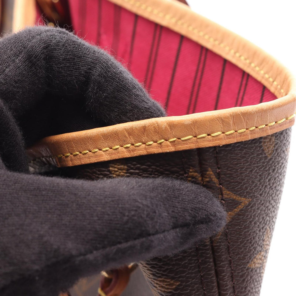 Louis Vuitton Tote Bag Neverfull MM Pivoine Canvas Leather — view 6