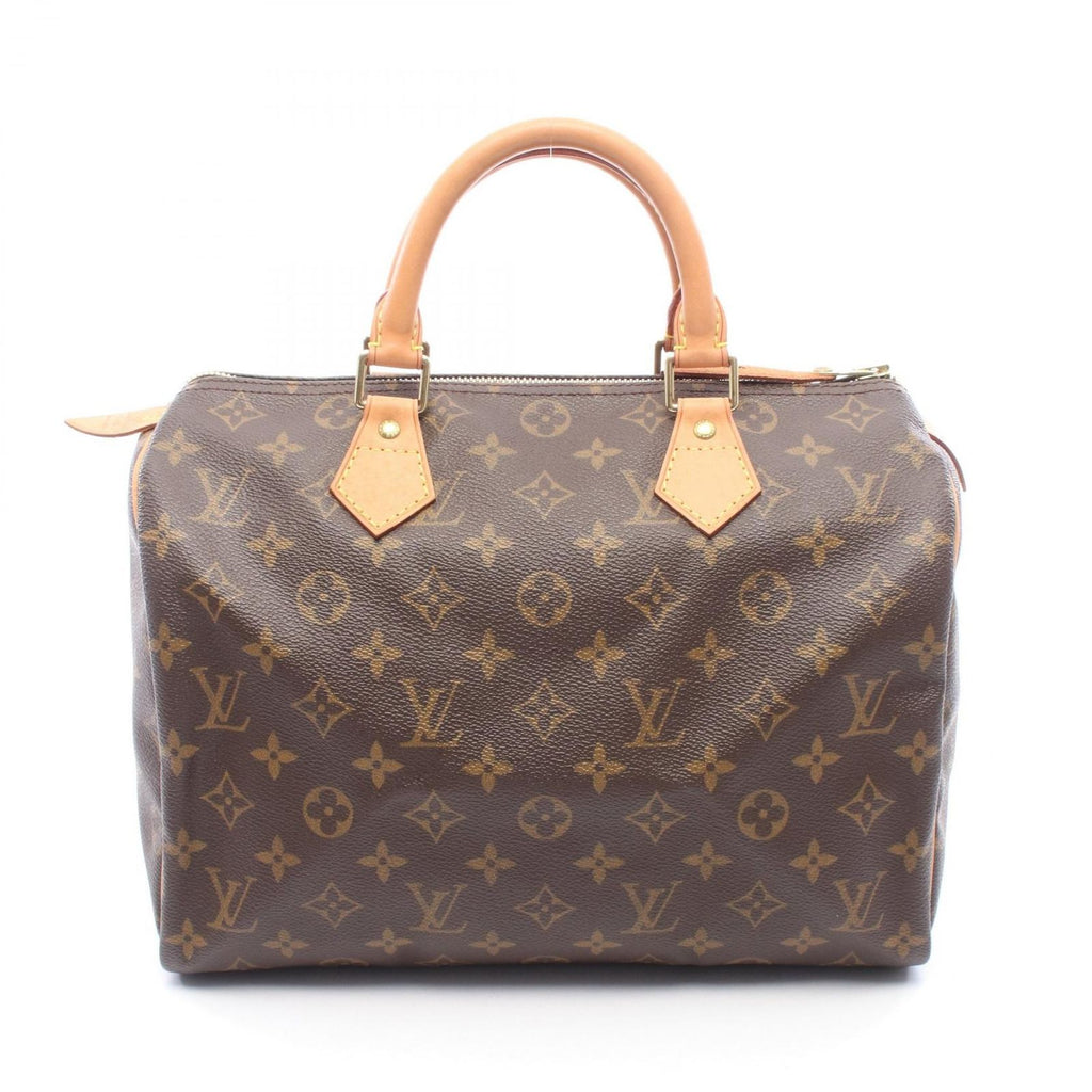 Louis Vuitton Speedy 30 Canvas Leather Handbag