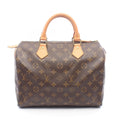 Louis Vuitton Speedy 30 Canvas Leather Handbag