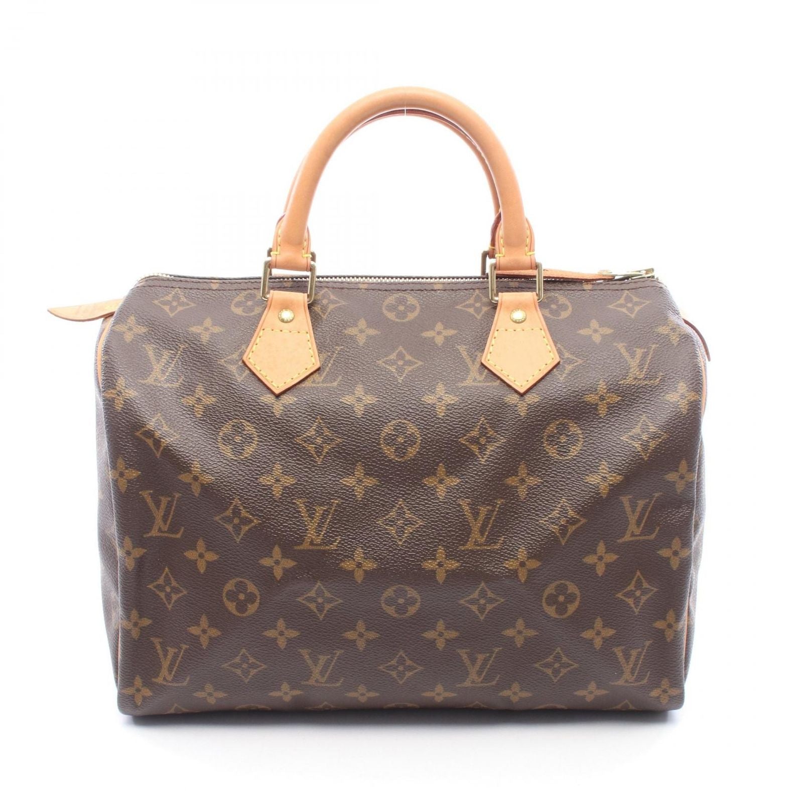 Louis Vuitton Speedy 30 Canvas Leather Handbag
