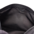 Prada Shoulder Bag Black Nylon Saffiano Leather Triangle Logo — view 5