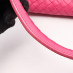 Bottega Veneta Tote Bag Intrecciato Pink Leather — view 8
