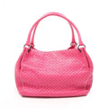 Bottega Veneta Tote Bag Intrecciato Pink Leather