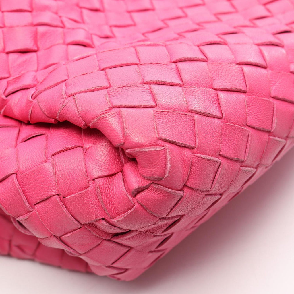 Bottega Veneta Tote Bag Intrecciato Pink Leather — view 6