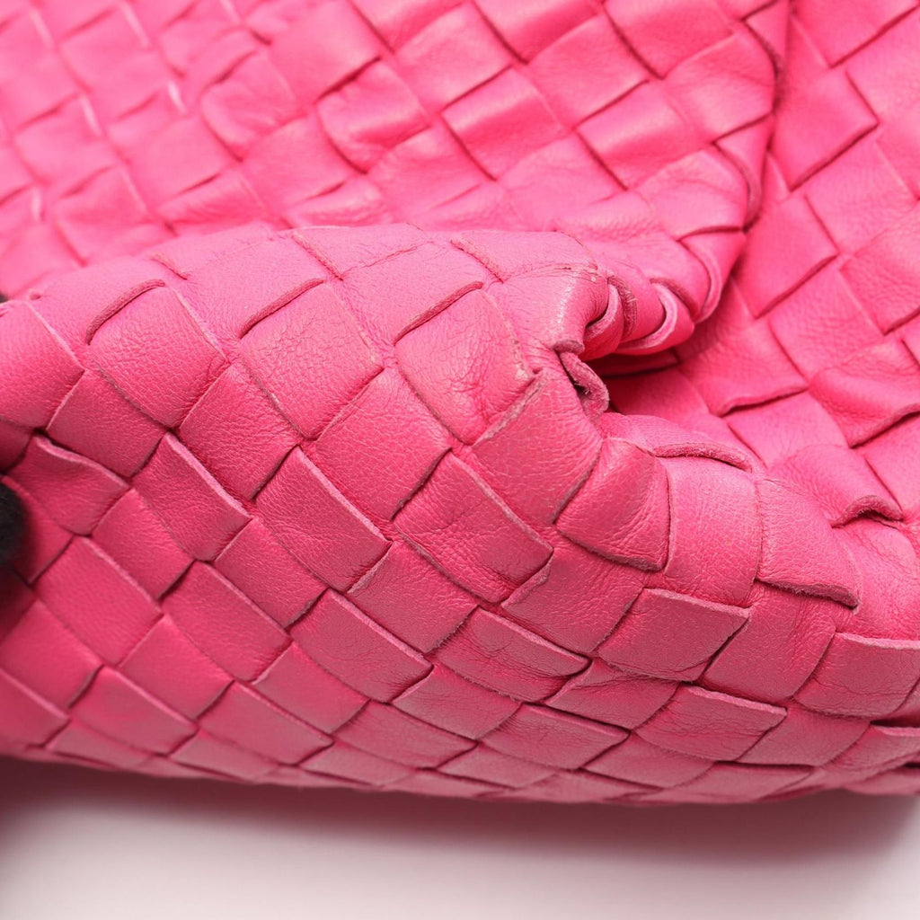 Bottega Veneta Tote Bag Intrecciato Pink Leather — view 7