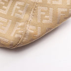 Fendi Shoulder Bag Mamma Bucket Zucchino Beige Canvas Leather — view 8