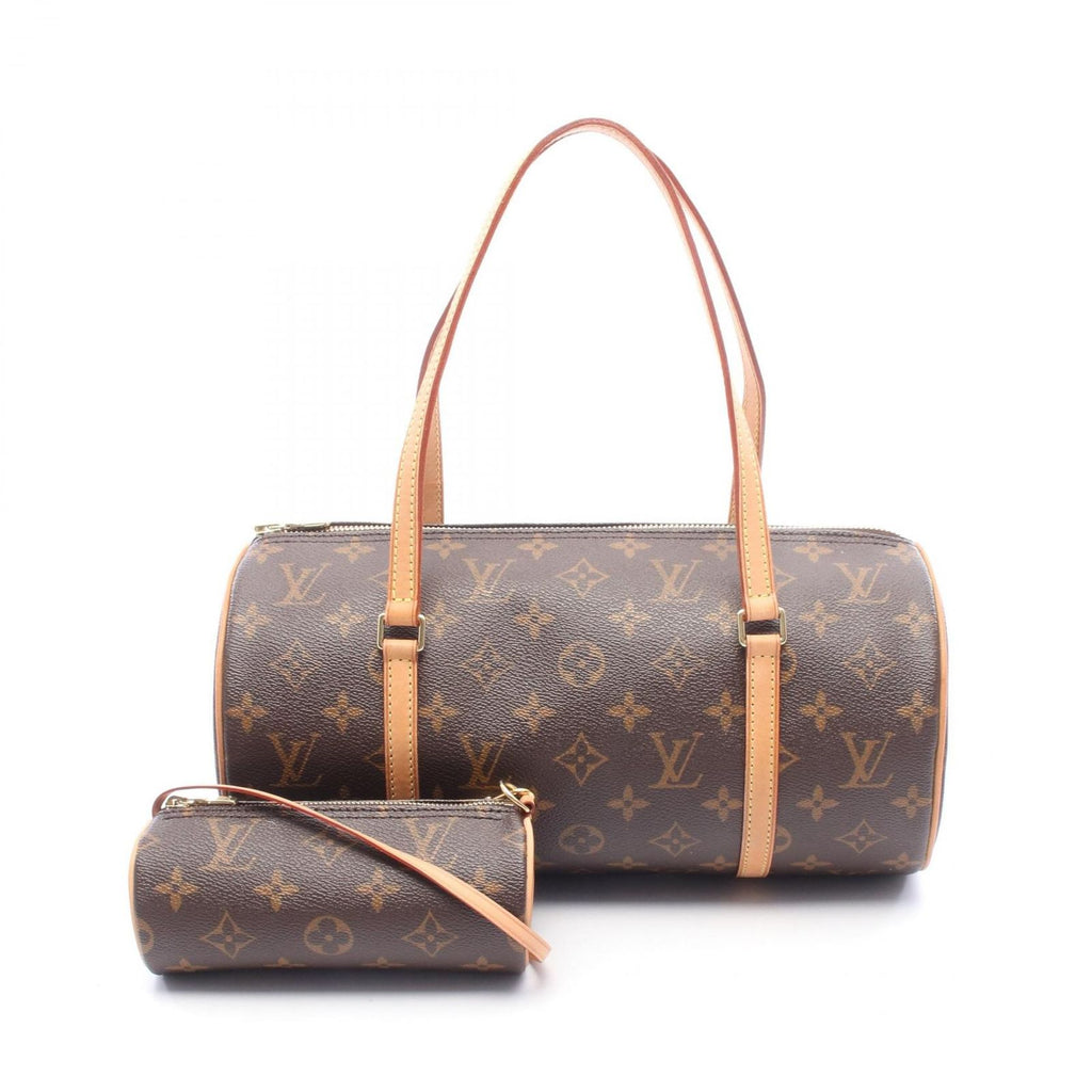 Louis Vuitton Papillon 30 Monogram Canvas Leather GM Handbag