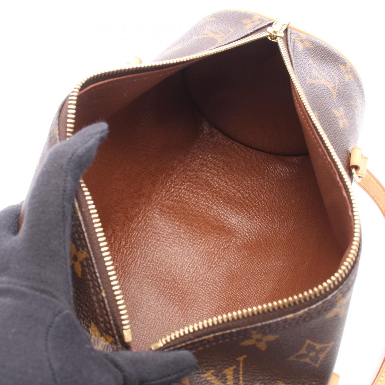 Louis Vuitton Papillon 30 Monogram Canvas Leather GM Handbag — view 3