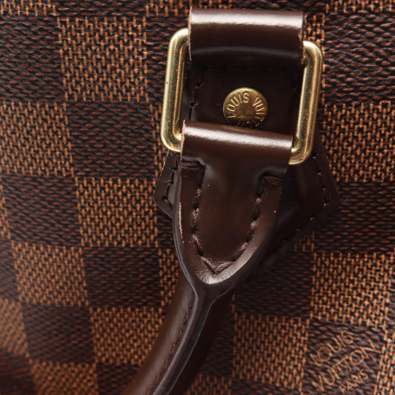 Louis Vuitton Handbag Speedy Bandouliere 30 Damier Ebene 2-Way Canvas Leather — view 8