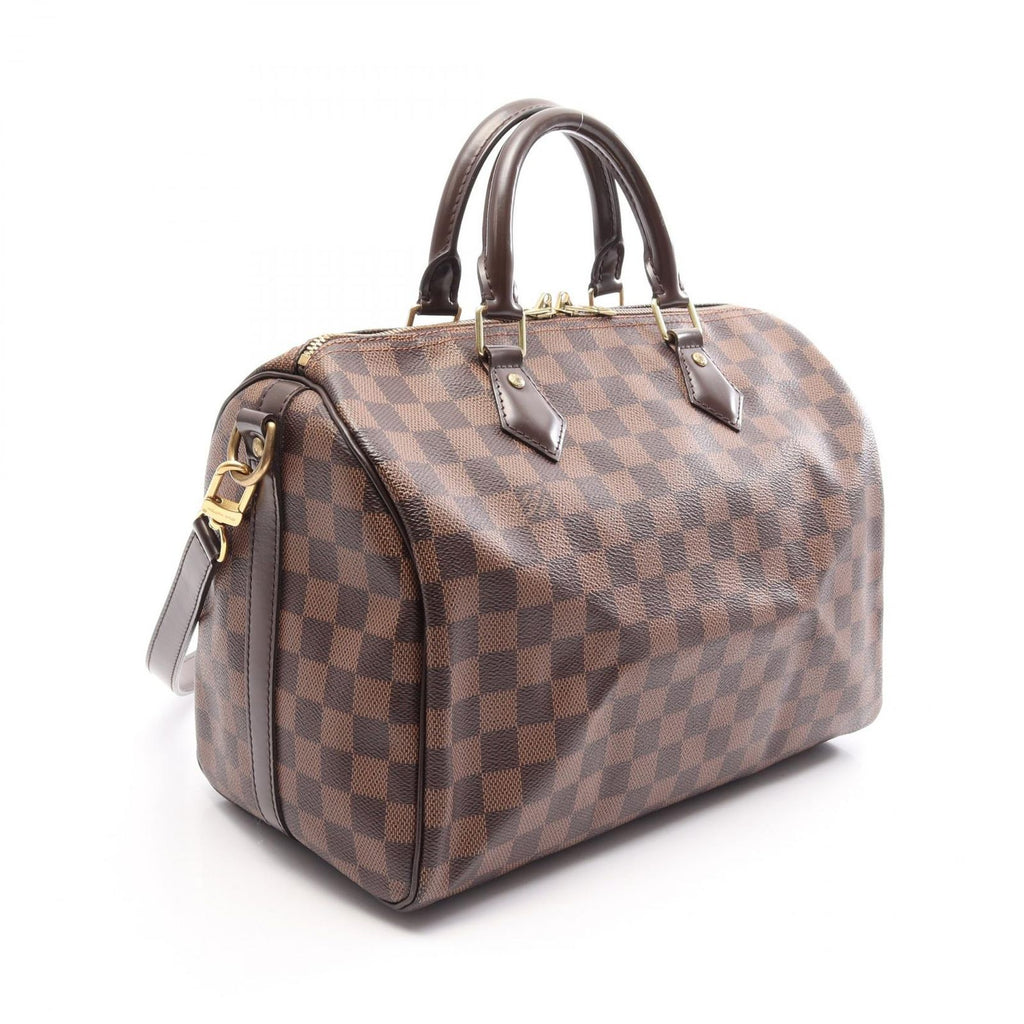Louis Vuitton Handbag Speedy Bandouliere 30 Damier Ebene 2-Way Canvas Leather — view 2