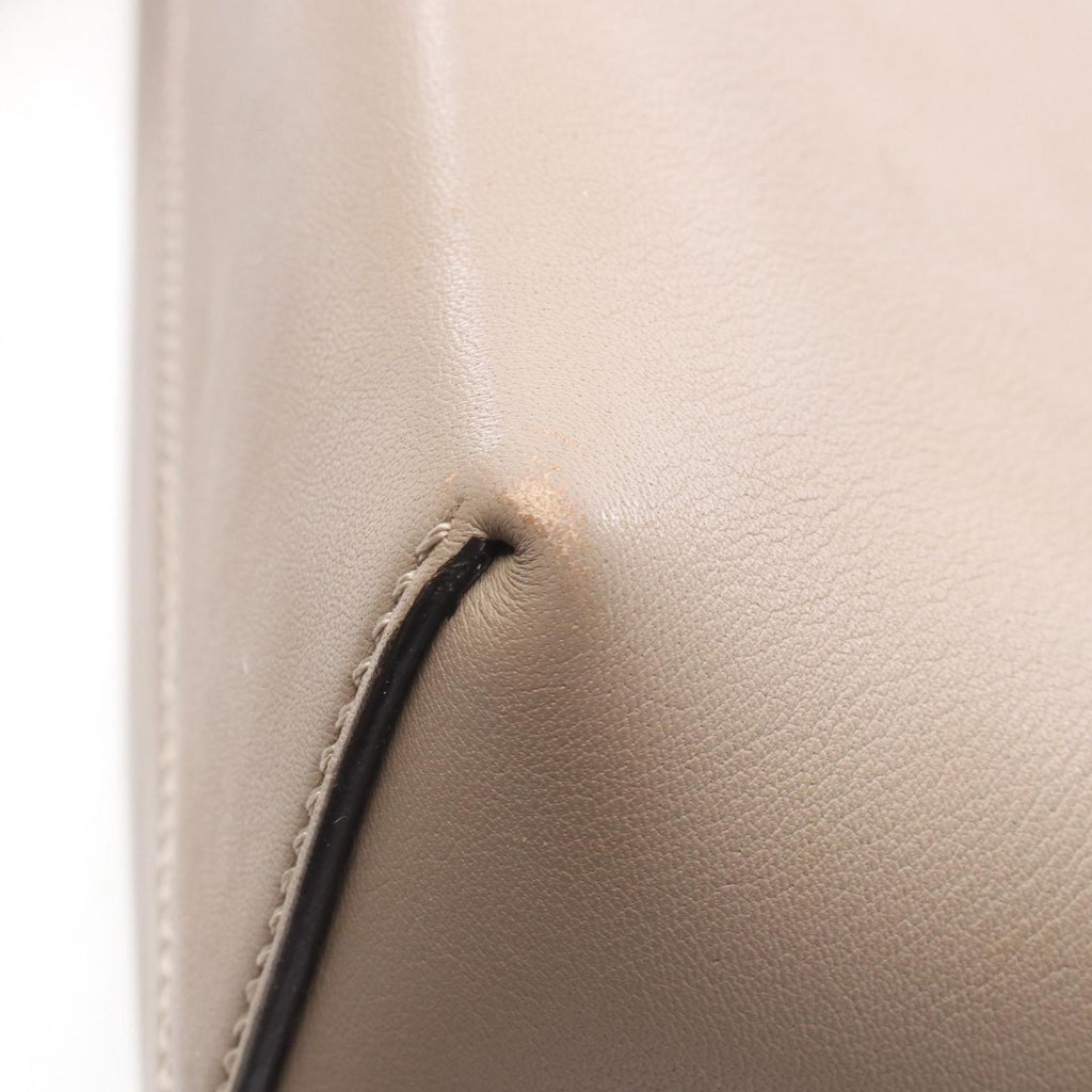 Fendi by the Way Medium 2-Way Gray Leather Handbag — view 8