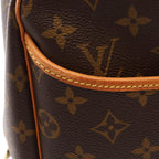 Louis Vuitton Deauville Bowling Vanity Monogram Canvas Leather Handbag — view 8
