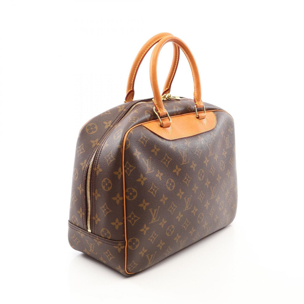 Louis Vuitton Deauville Bowling Vanity Monogram Canvas Leather Handbag — view 2