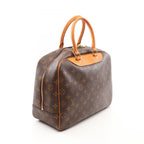 Louis Vuitton Deauville Bowling Vanity Monogram Canvas Leather Handbag — view 2
