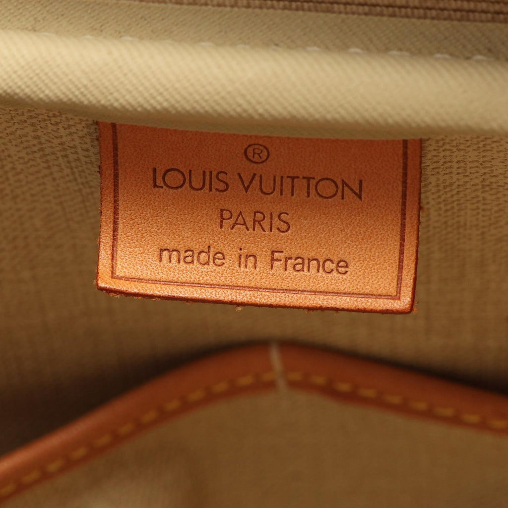 Louis Vuitton Deauville Bowling Vanity Monogram Canvas Leather Handbag — view 4