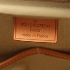 Louis Vuitton Deauville Bowling Vanity Monogram Canvas Leather Handbag — view 4