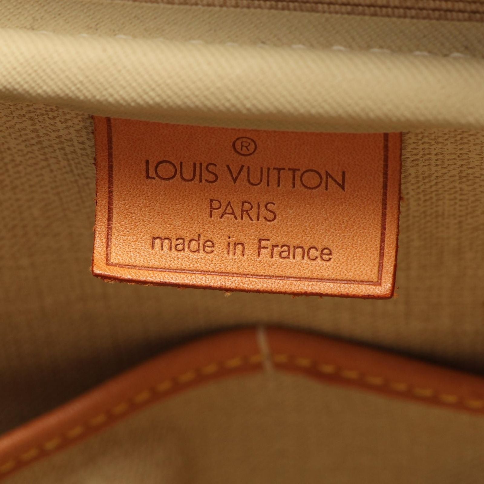 Louis Vuitton Deauville Bowling Vanity Monogram Canvas Leather Handbag — view 4