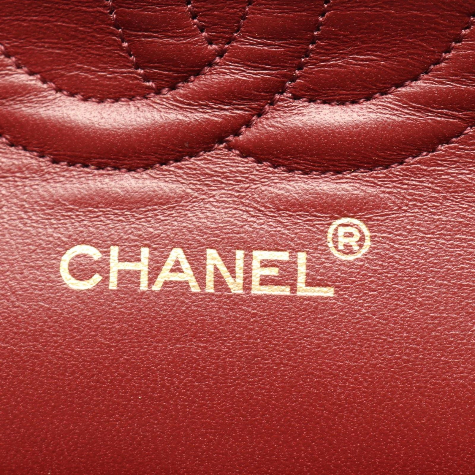 Chanel Shoulder Bag Quilted Double Flap Black Lambskin Chain — view 4