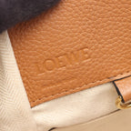 Loewe Handbag Hammock Bag Compact 2-Way Brown Leather — view 4