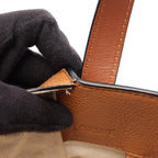 Loewe Handbag Hammock Bag Compact 2-Way Brown Leather — view 8