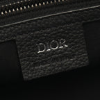 Dior Handbag Weekender 25 Maxi Oblique 2-Way Ivory Navy Black Canvas Leather — view 4