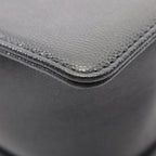 Chanel Shoulder Bag Boy Chez Blanc Stitch Black Caviar Leather Boy Chain — view 7
