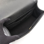 Chanel Shoulder Bag Boy Chez Blanc Stitch Black Caviar Leather Boy Chain — view 3