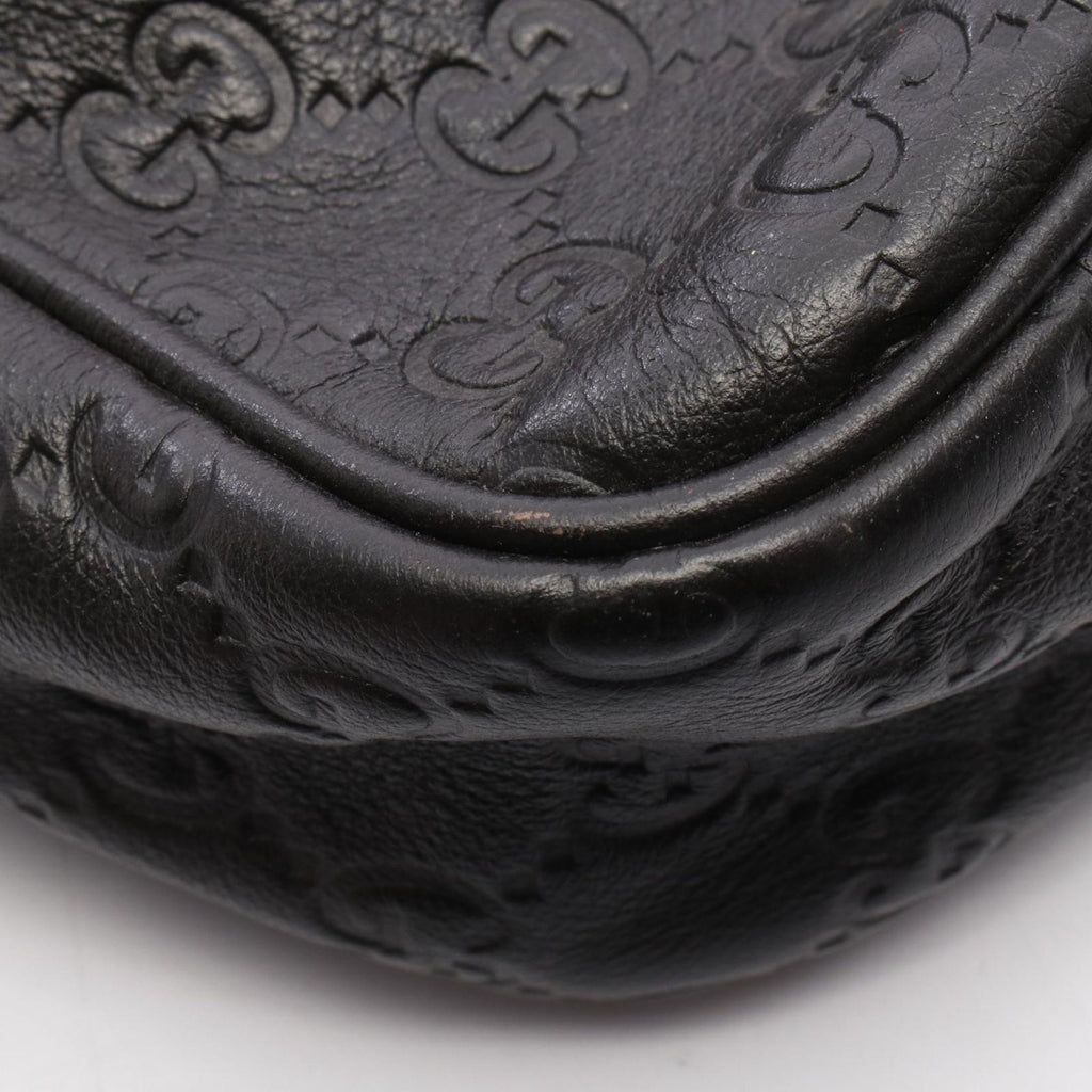 Gucci Shoulder Bag Guccissima Dark Brown Leather Guccissima — view 6