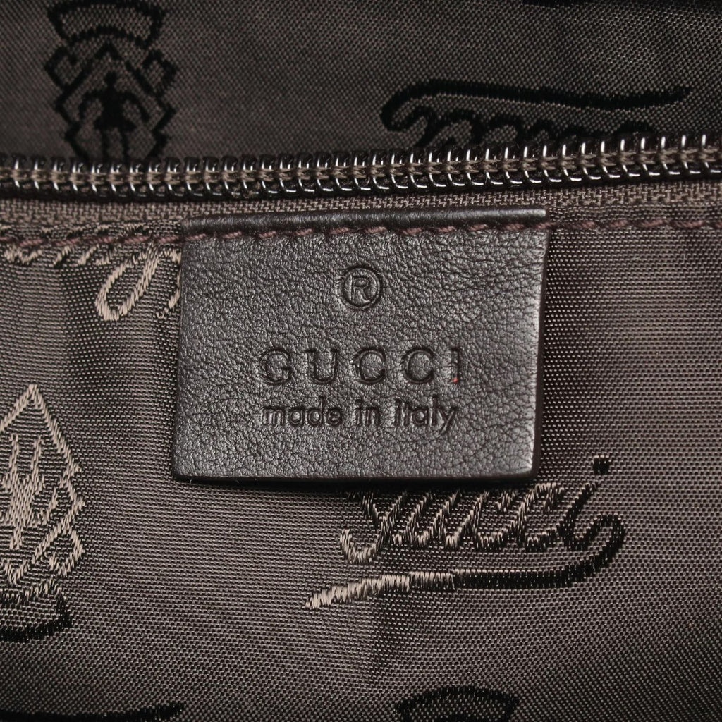 Gucci Shoulder Bag Guccissima Dark Brown Leather Guccissima — view 4