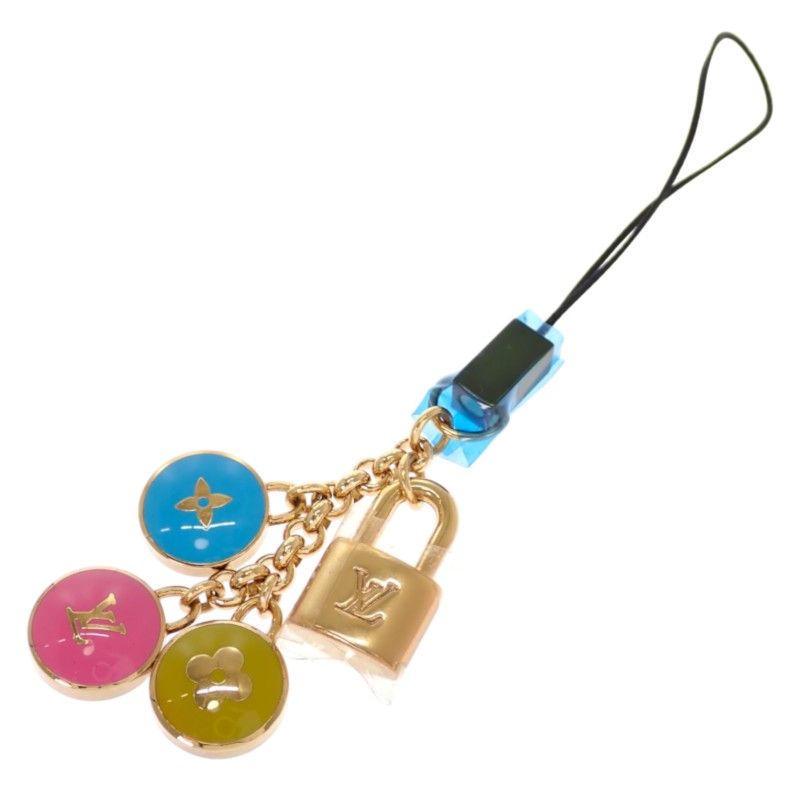 Louis Vuitton Bijou Telephonne Pastille Mobile Strap Charm Metal Multicolor — view 3