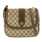Gucci Vintage Beige Brown GG Supreme Canvas 001 115 Shoulder Bag Pochette