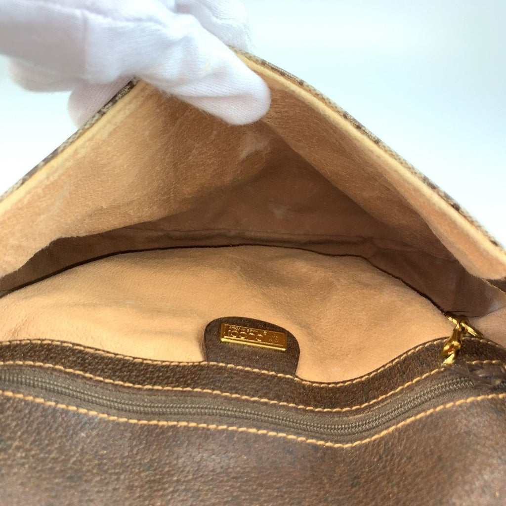 Gucci Vintage Beige Brown GG Supreme Canvas 001 115 Shoulder Bag Pochette — view 8