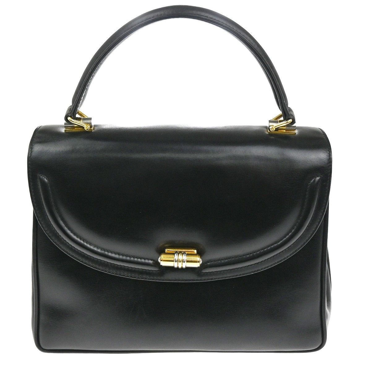 Gucci Top Handle Black Leather