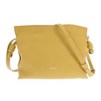 Loewe Flamenco Clutch Mini 2-Way Shoulder Bag Nappacalfskin Yellow Silver