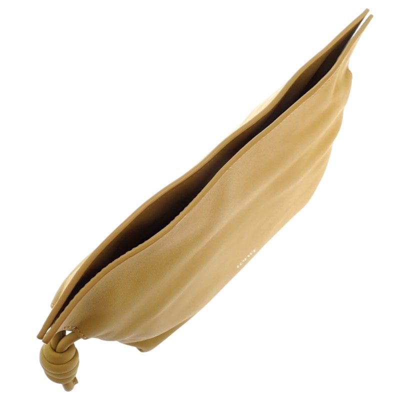 Loewe Flamenco Clutch Mini 2-Way Shoulder Bag Nappacalfskin Yellow Silver — view 6