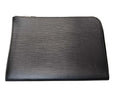 Louis Vuitton Clutch Pochette Jules PM Black Epi Silver
