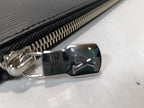 Louis Vuitton Clutch Pochette Jules PM Black Epi Silver — view 7
