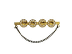 Chanel Brooch Coco Pearl Gold Metal