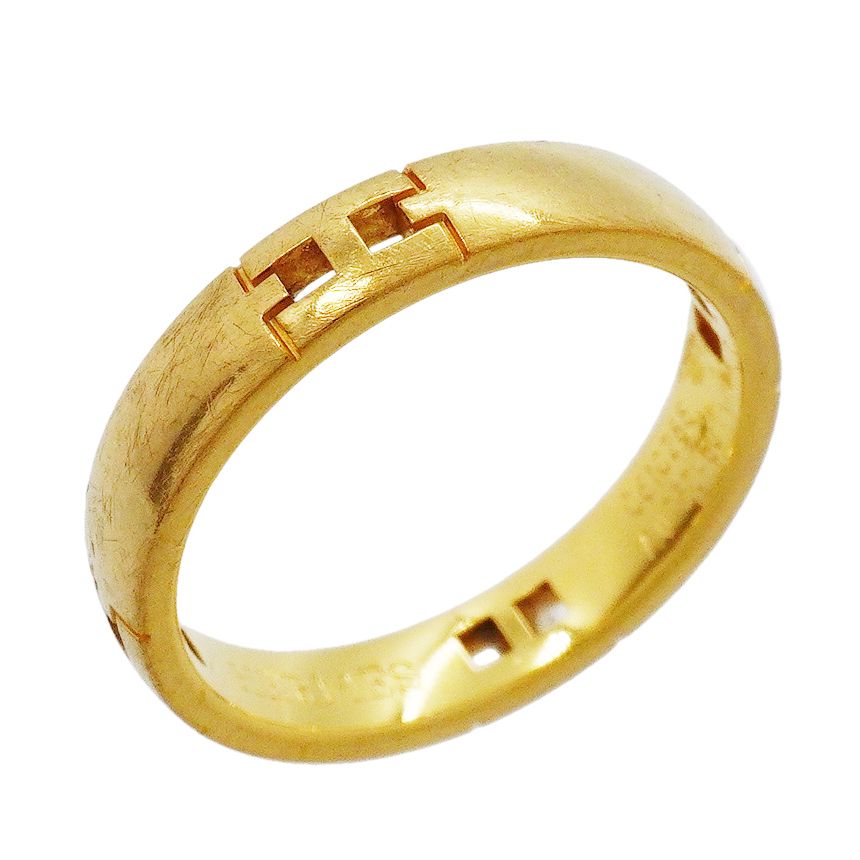 Hermes Ring Ever Herakles 18k Yellow Gold