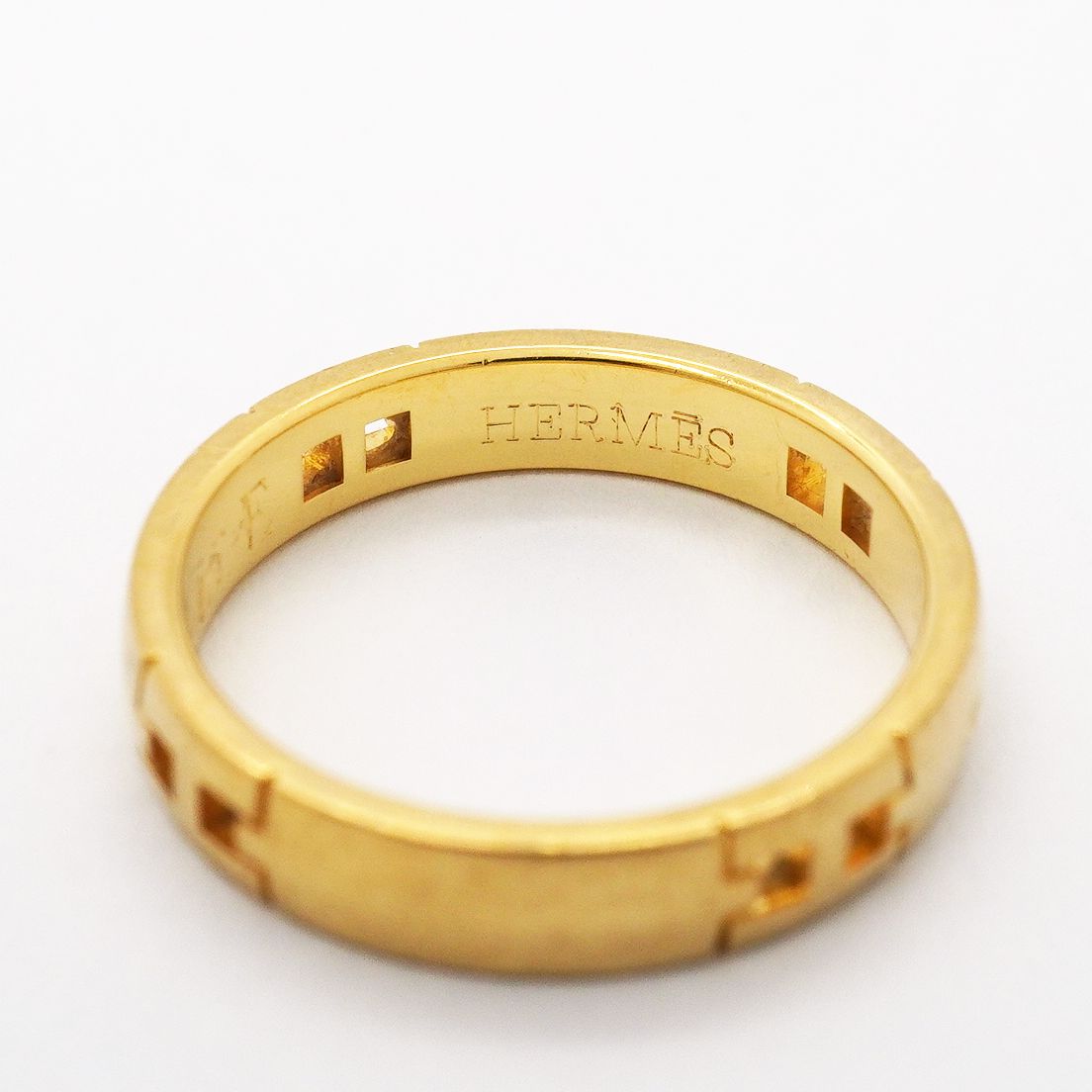 Hermes Ring Ever Herakles 18k Yellow Gold — view 4