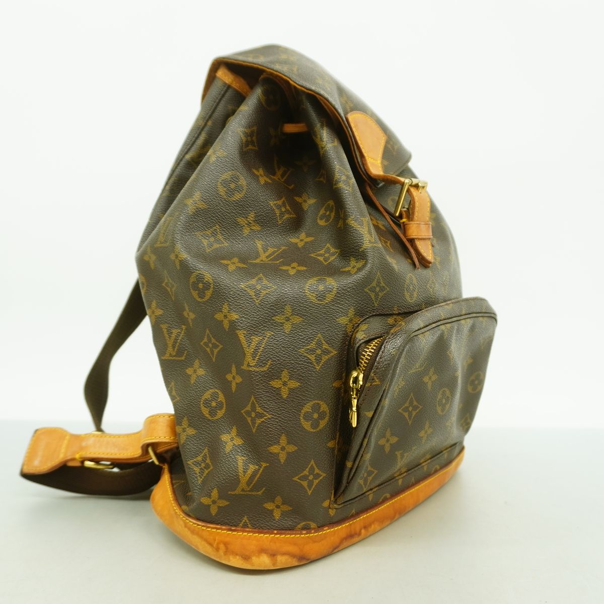 Louis Vuitton Backpack Monogram Montsouris GM Brown — view 2